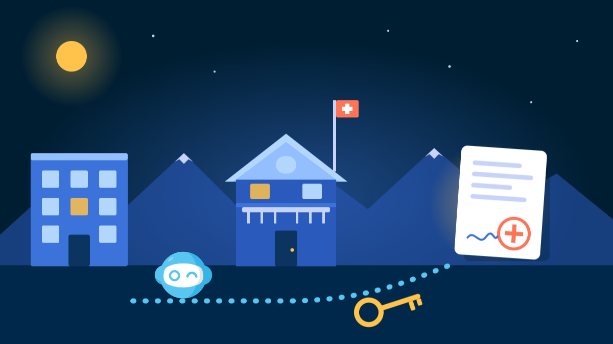 A Swiss home and the land register, between a buyer from abroad and the ibani mascot